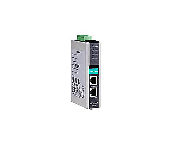 Moxa NPort IA-5150-IEX - 1-port RS-232/422/485 to 2-ports 10/100BaseT(X), 0 to 55  Degree C, IECEx by MOXA
